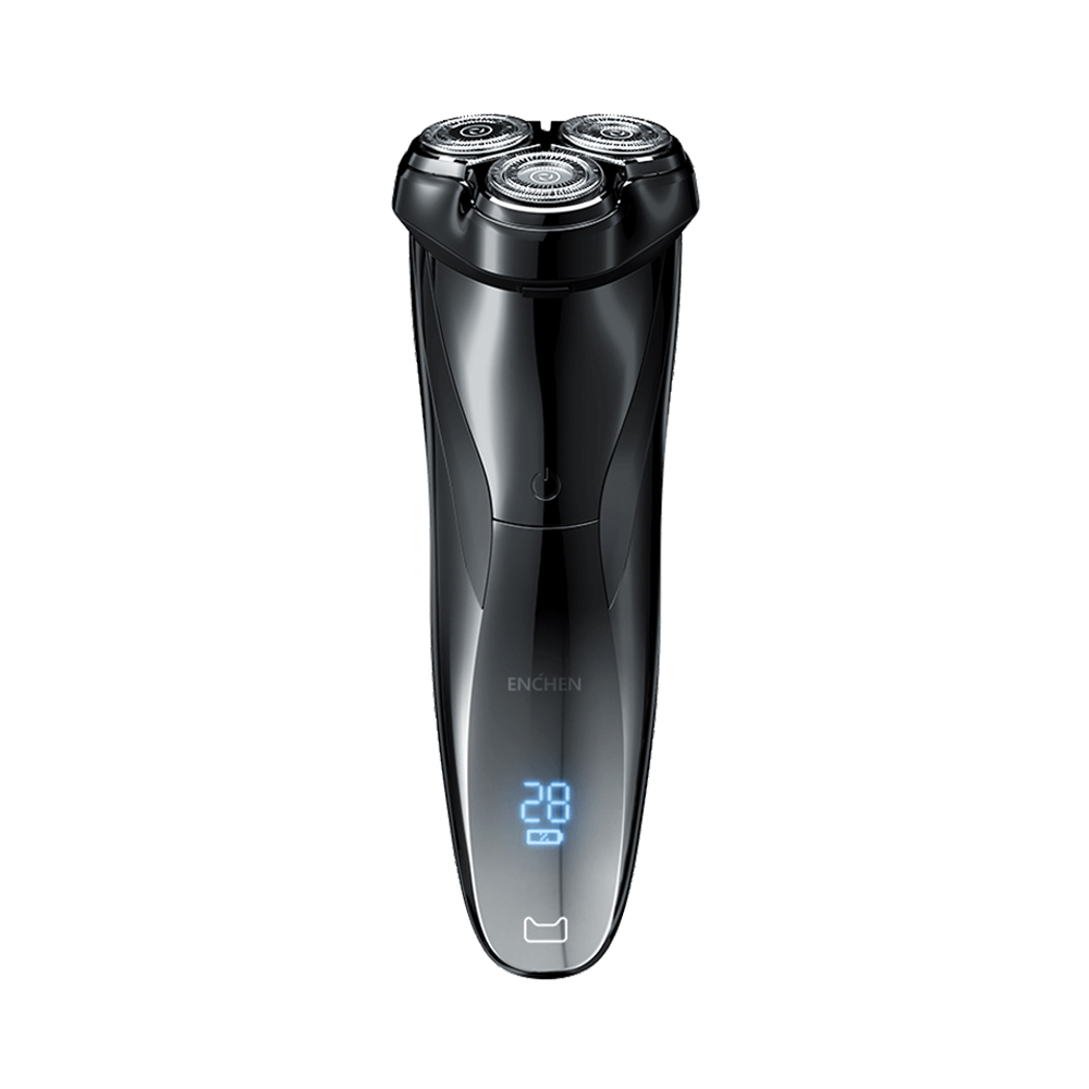Máy Cạo Râu Điện Xiaomi Enchen BlackStone 3 3D Với 3 Lưỡi Cạo Và Kết Nối USB