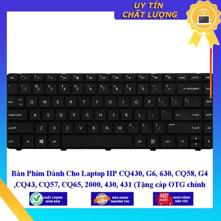 Bàn Phím dùng cho Laptop HP CQ430 G6 630 CQ58 G4 CQ43 CQ57 CQ65 2000 430 431 - Hàng Nhập Khẩu New Seal