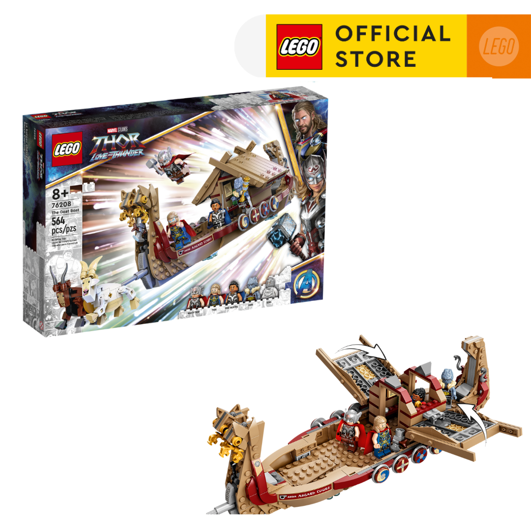 Đồ Chơi LEGO Thuyền Sơn Dương Của Thor 76208 (564 chi tiết)