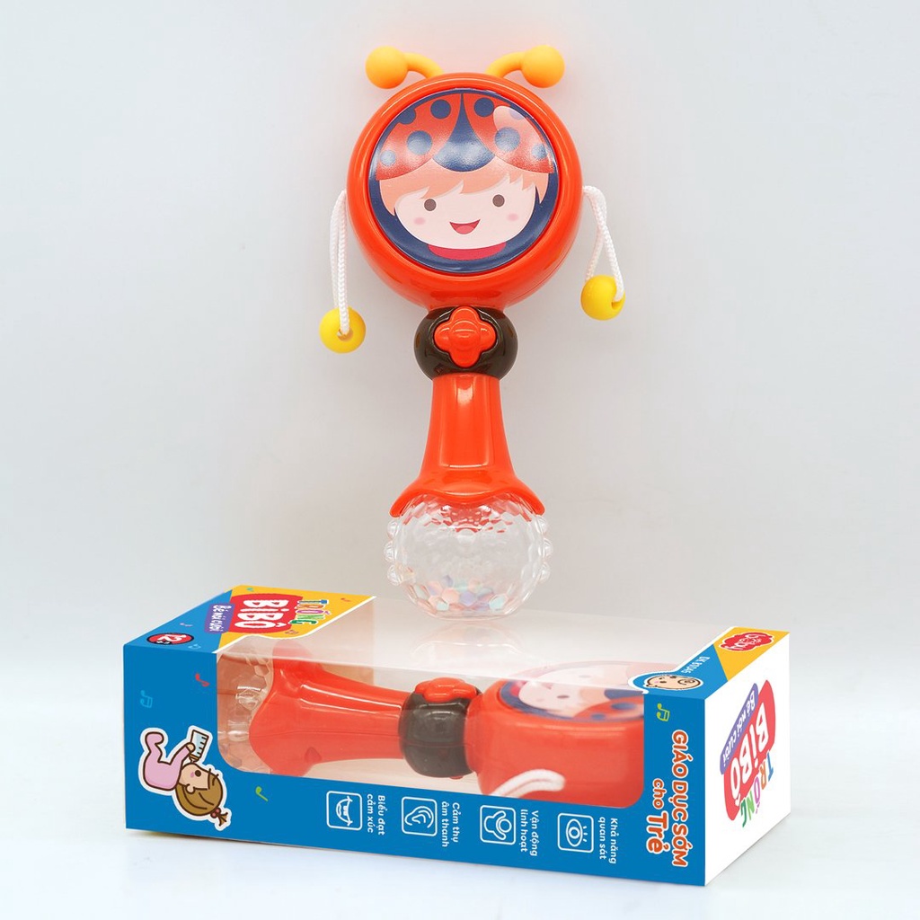 Đồ Chơi Duka : Trống Bi Bô - Bé Nói Cười , Nốt Nhạc Xanh