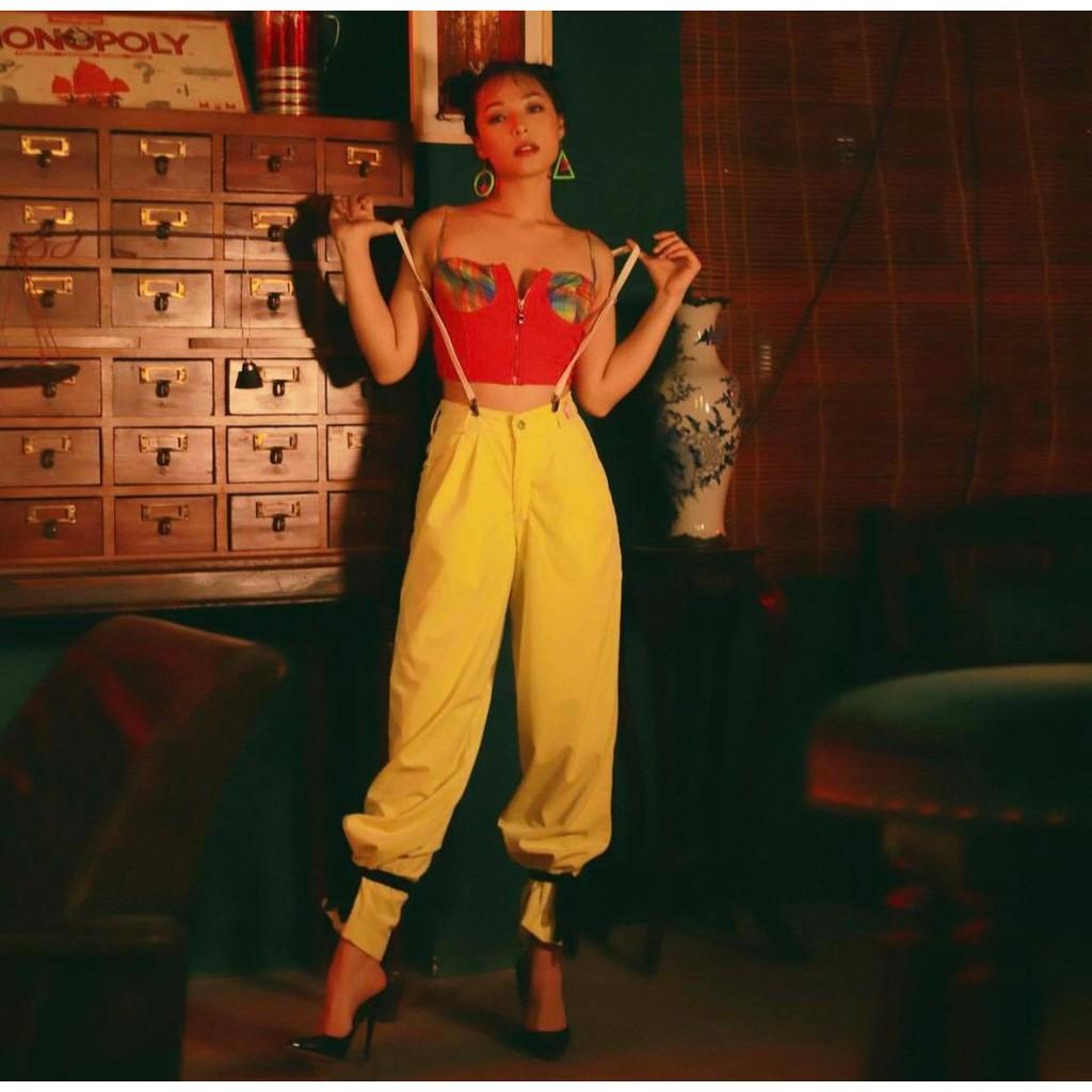 Quần Dài Nhung Vàng TARTAN - Velvet Pant / Yellow / Best Seller