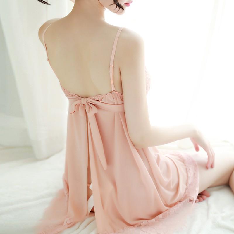 Đầm ngủ ren 2 dây cao cấp kèm chíp C53