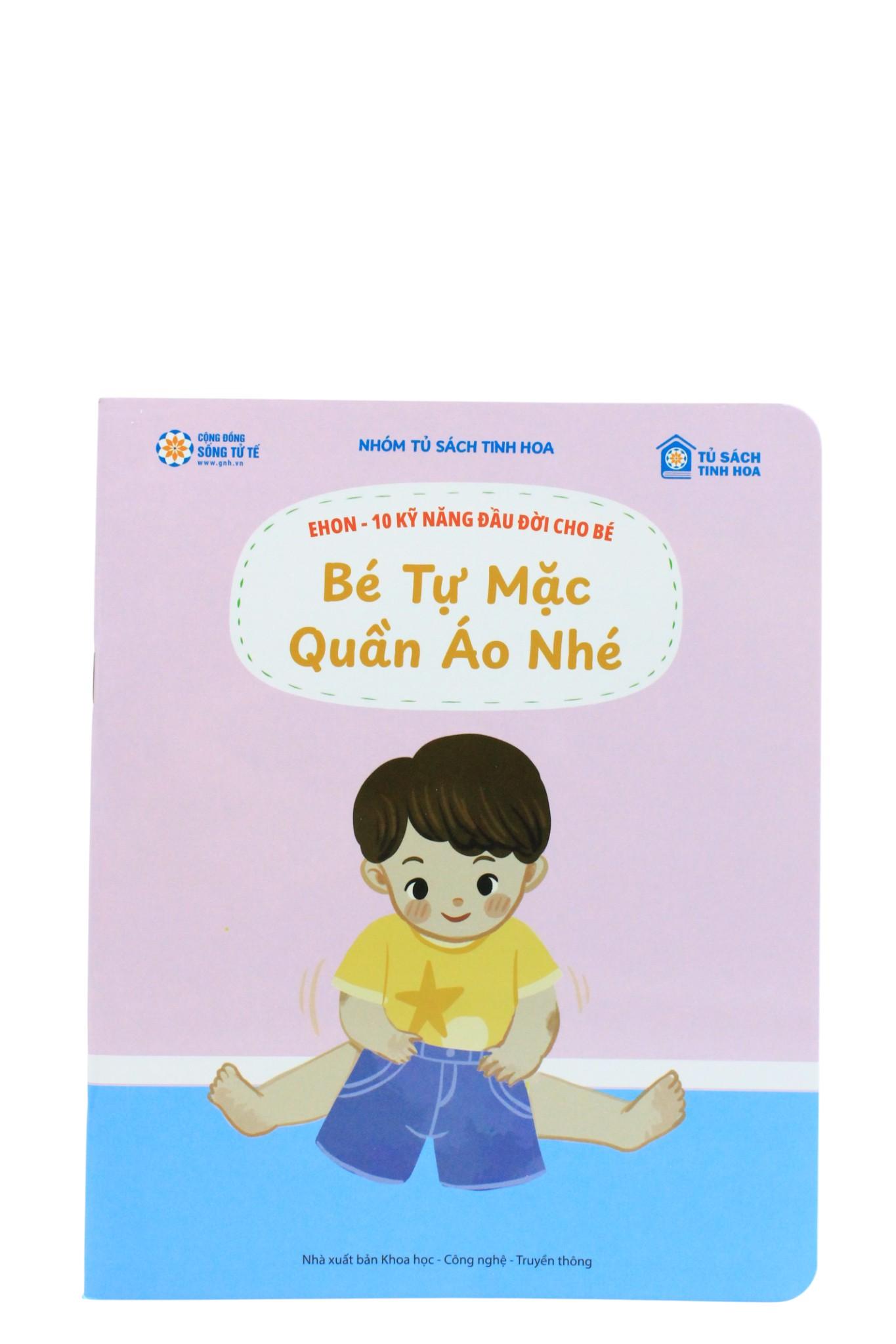 Sách - Bộ Sách Ehon - 10 Kỹ Năng Đầu Đời Cho Bé - Bộ 1 (Bộ 5 Cuốn)