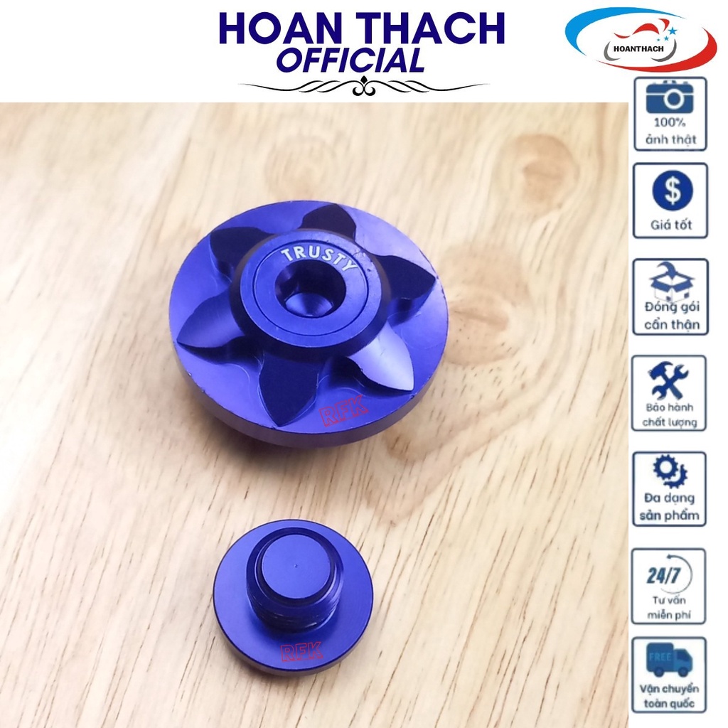 Ốc Mâm Lửa Honda (Màu Xanh) Hàng thường dùng cho nhiều dòng xe HOANTHACH SP001163