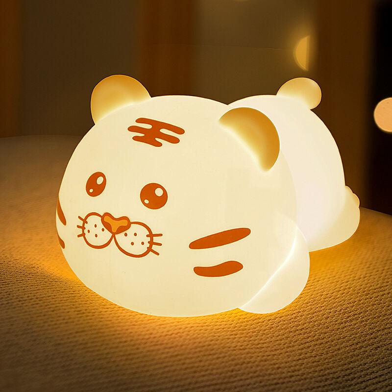 Đèn Trang Trí Hổ Tiger Nằm Đèn Ngủ Đổi Màu Quà Tặng_ Hàng chính hãng