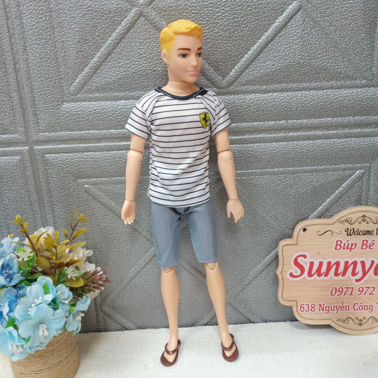 Búp bê Ken nam 12 khớp giá cực tốt Sunnydoll