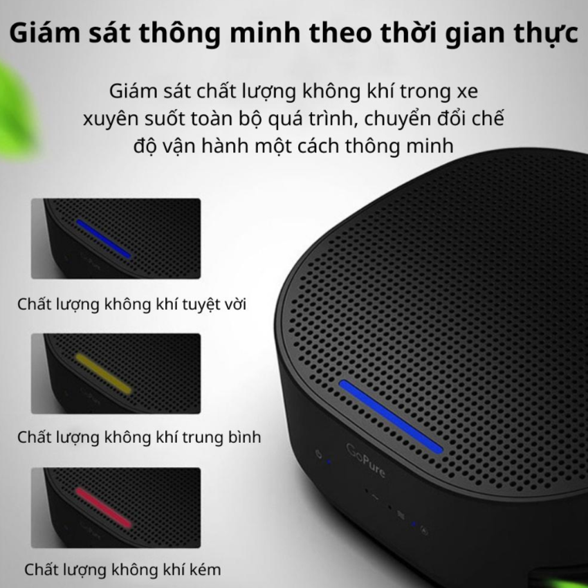 Máy khử mùi, lọc không khí trên xe ô tô thương hiệu Philips GP5301 - Hàng chính hãng