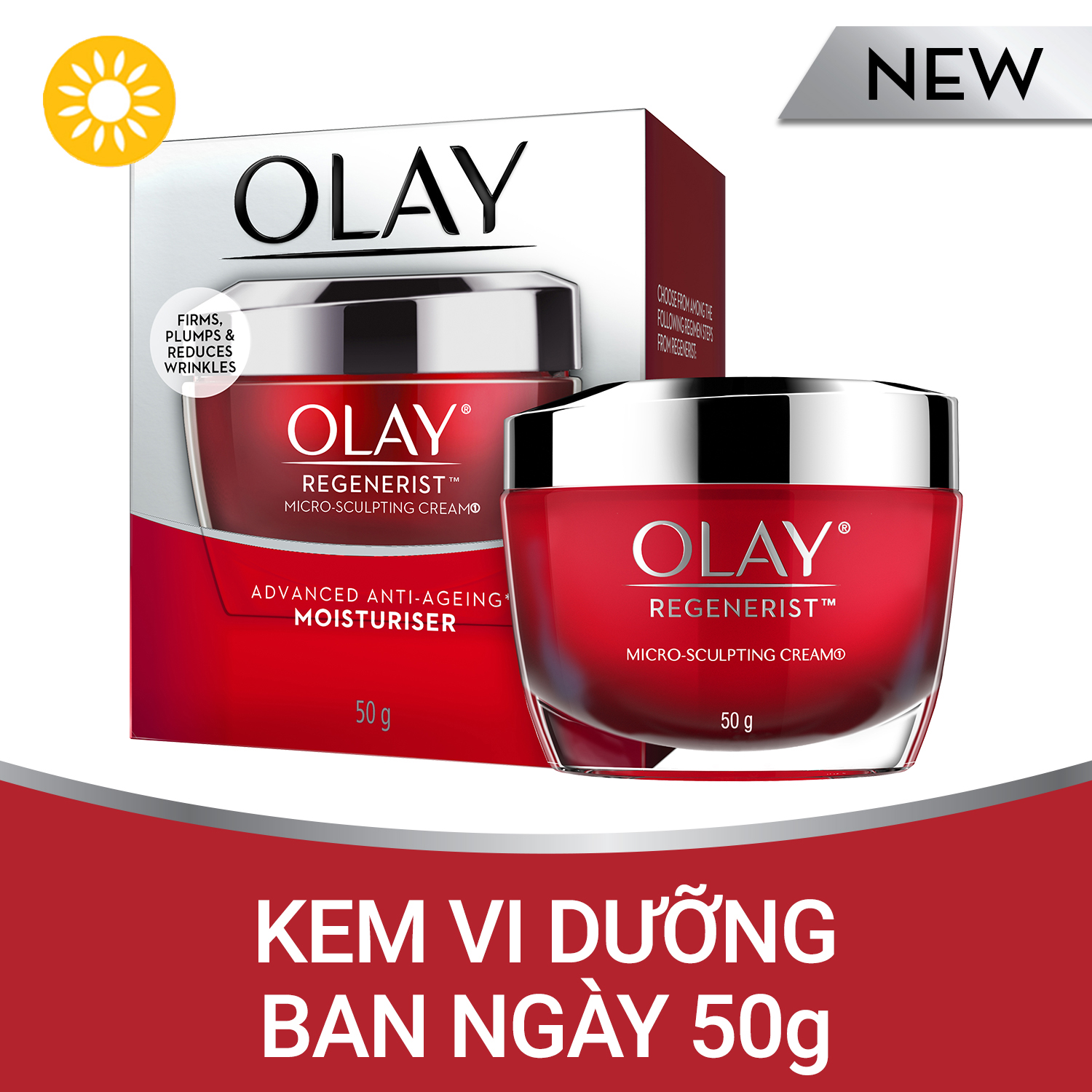 Kem Ngày OLAY Regenerist UV Cream 50g