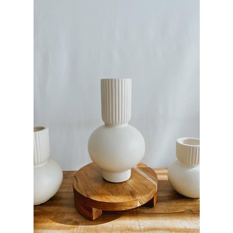 BÌNH HOA GỐM SỨ XUẤT KHẨU TRANG TRÍ DECOR BÌNH CẤM HOA XK10