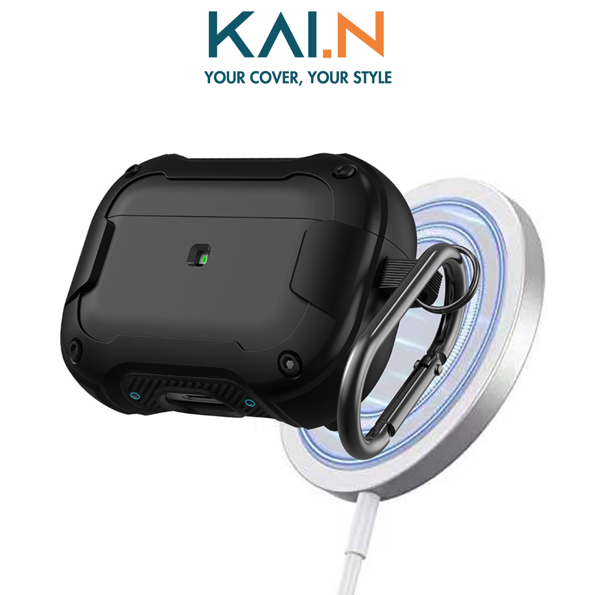 Ốp Lưng Case Bao Dành Cho Airpods Pro 2 / Airpods Pro, Kai.N Mag Amazon - Hàng Chính Hãng