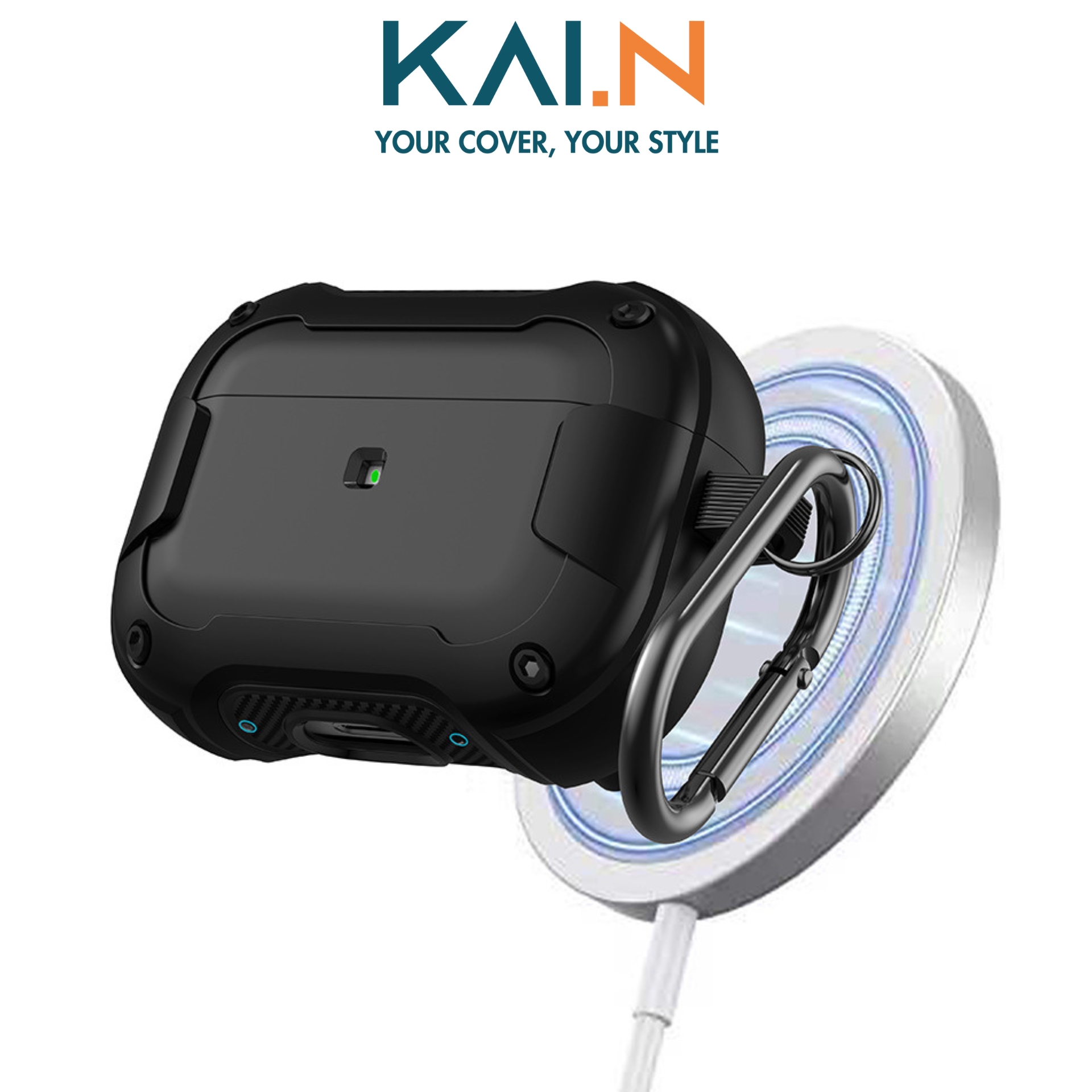 Ốp Lưng Case Bao Dành Cho Airpods Pro 2 (2022) / Airpods Pro, Kai.N Mag Amazon - Hàng Chính Hãng