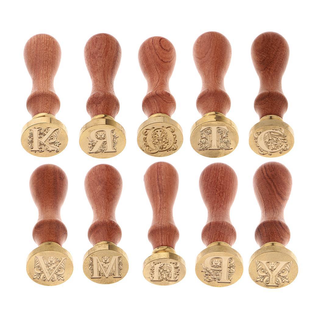 Classic Seal Sealing Letter Wooden Handle for Envelope C