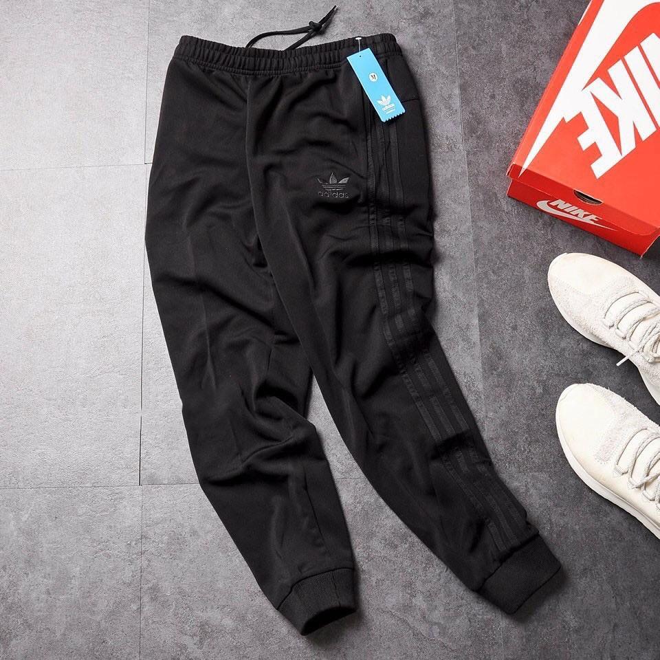 Quần + áo thể thao đen đen thun poly unisex