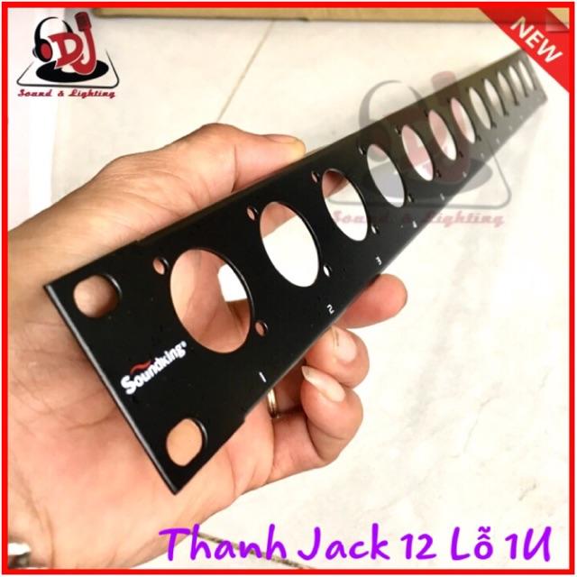 Thanh Jack tủ xe máy 1U 12 lỗ, thanh rắc âm thanh. tủ máy, xe máy âm thanh, jack âm thanh, cáp line