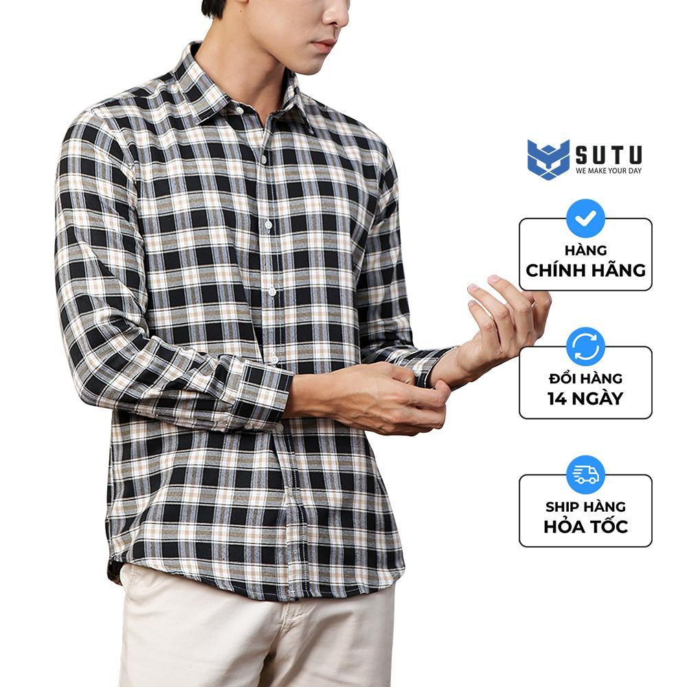 Áo Sơ Mi Caro Kẻ Sọc Dài Tay có thể Khoác Ngoài SUTU Thời Trang Nam Phong Cách Hàn Quốc Trẻ Trung Cá Tính | A3TC6S - CARO 07