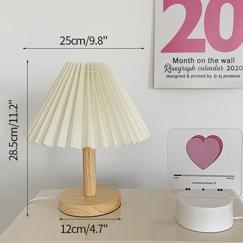 Đèn LED chiếu sáng đầu giường/ để bàn/ trang trí phòng ngủ kiểu Bắc Âu cắm USB phong cách cổ điển