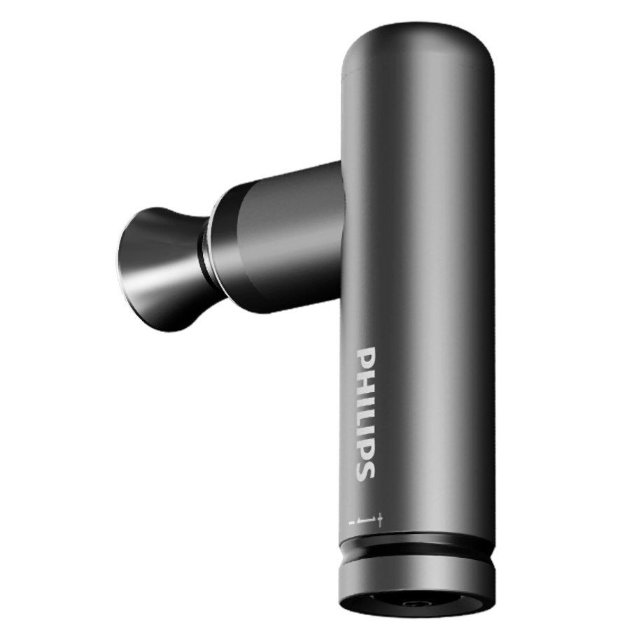 Máy Massage Cầm Tay Mini PHILIPS PPM7308 - Massage chuyên sâu - 4 Đầu massage chuyên dụng - Hàng chính hãng