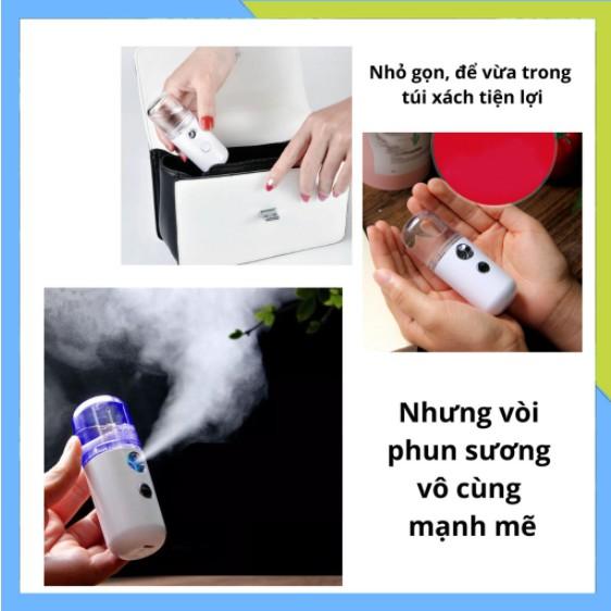 Máy phun sương xông hơi dành cho mặt cầm tay mini giữ ẩm da