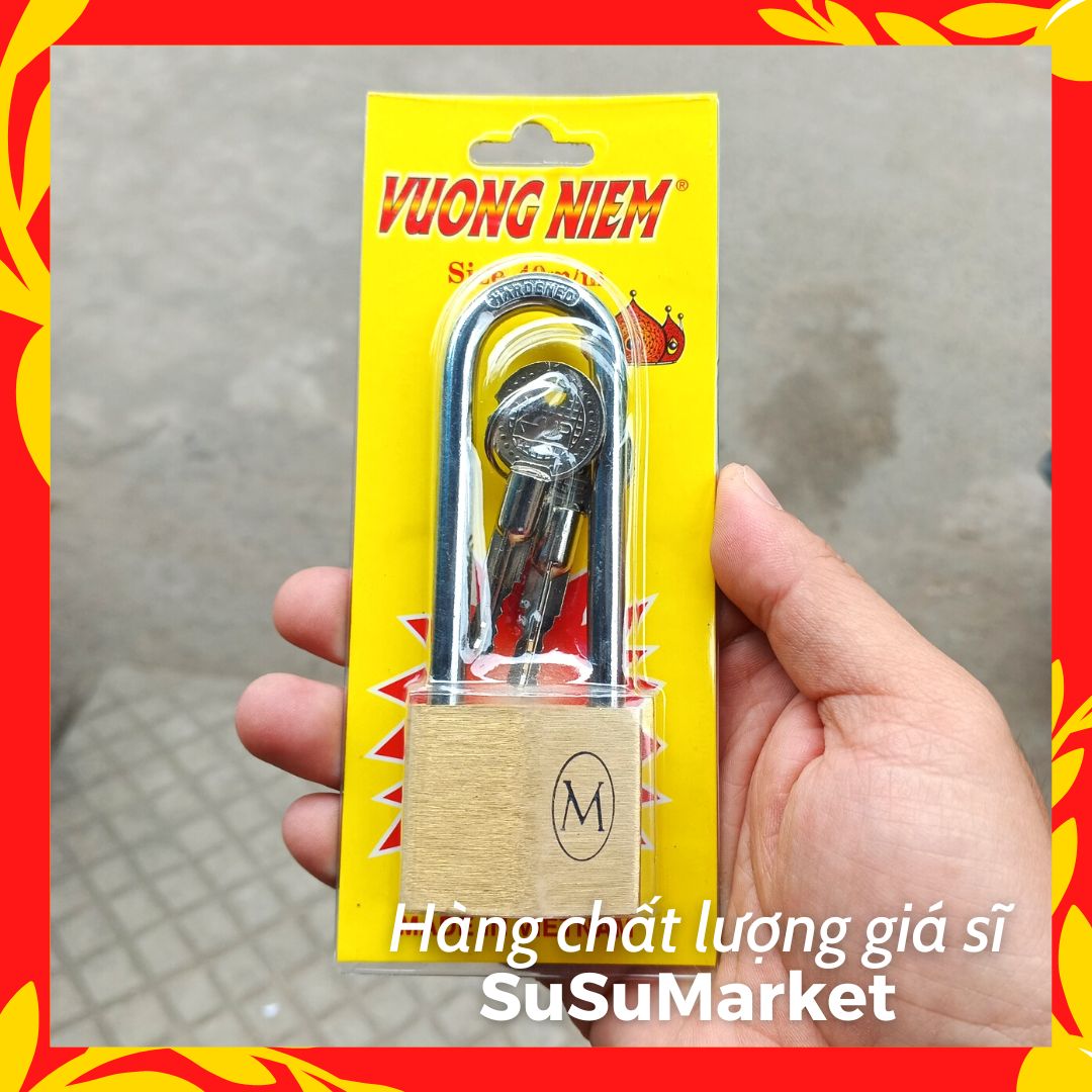 Ổ khoá Vương Niệm càng dài 7 phân | Chìa 4 chấu chống dò khoá | Càng dài khoá đa năng |