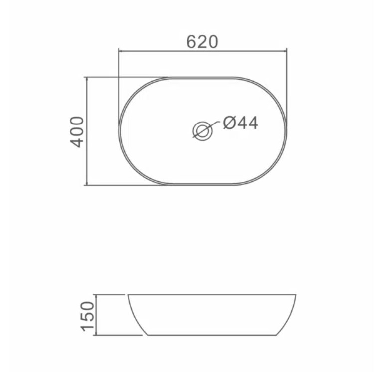 CHẬU LAVABO SỨ NGA CAO CẤP GAPPO GT302