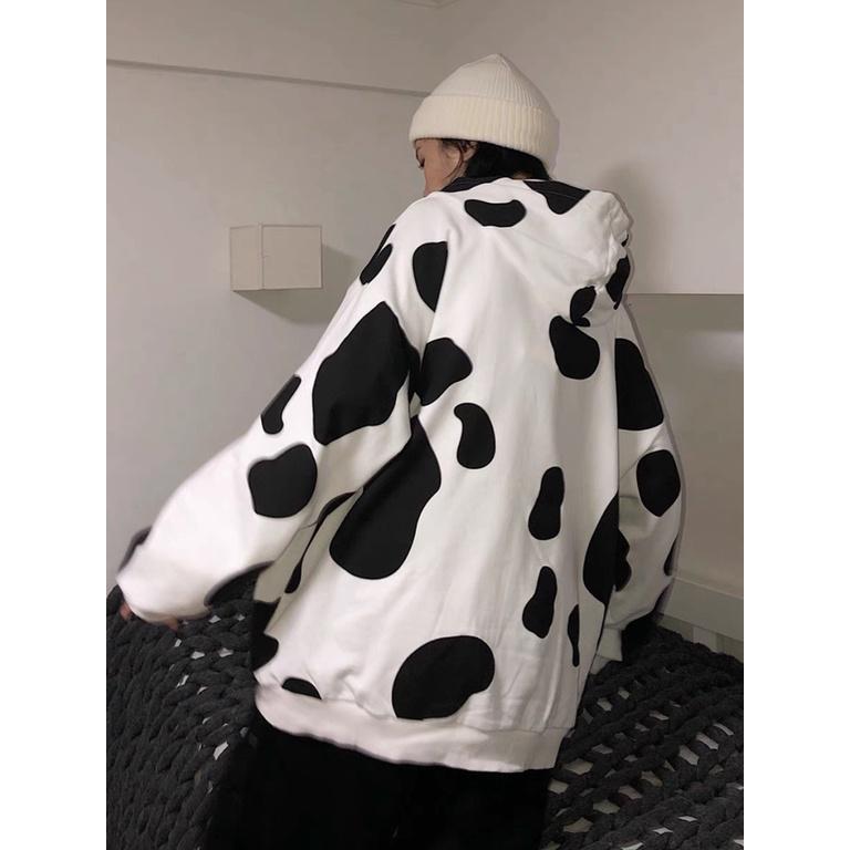 Áo Khoác Sweater Nam Nữ Phối Màu Bò Sữa