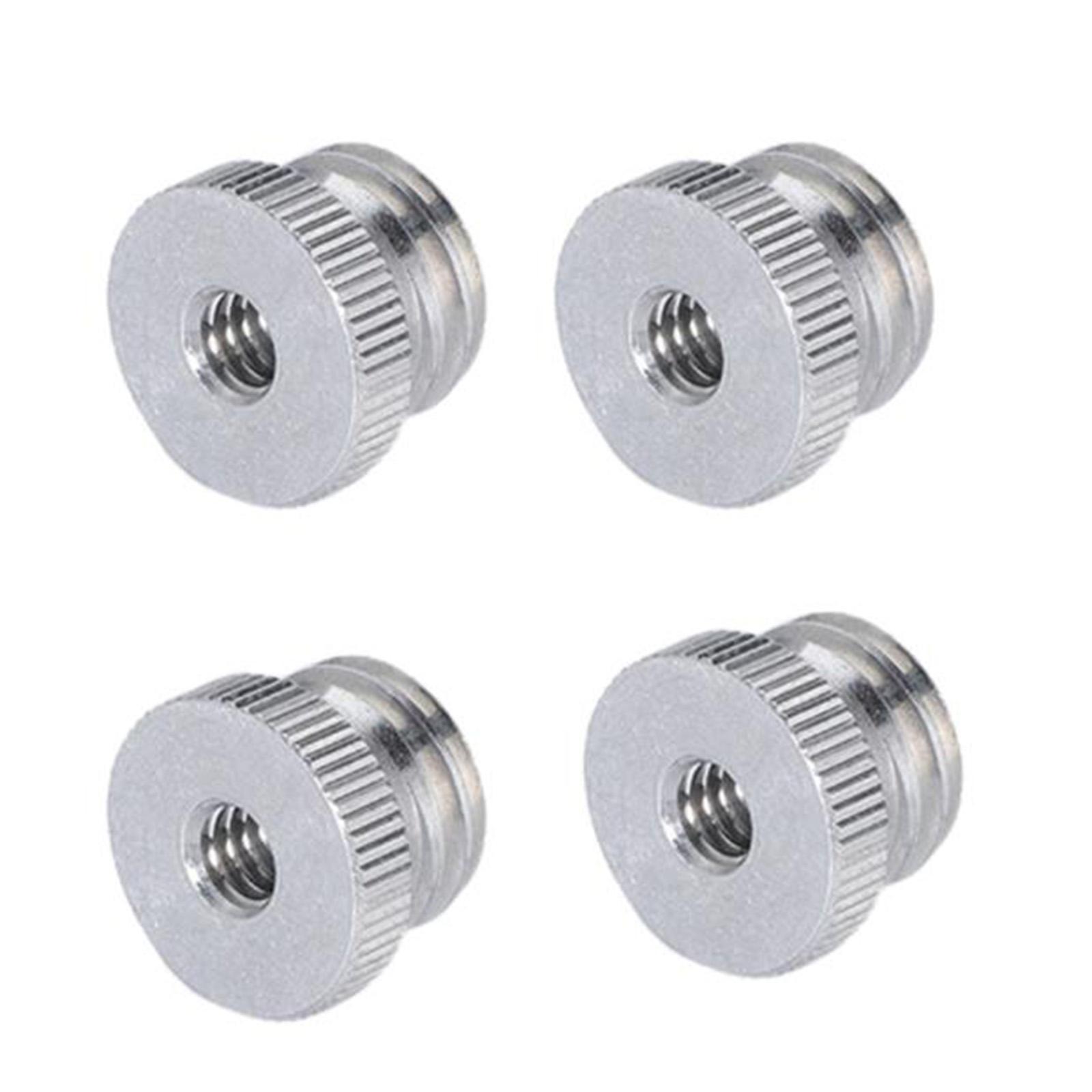 2 Pieces 5/8 inch to 1/4 inch Microphone Screw Accessory for Camera Tripod