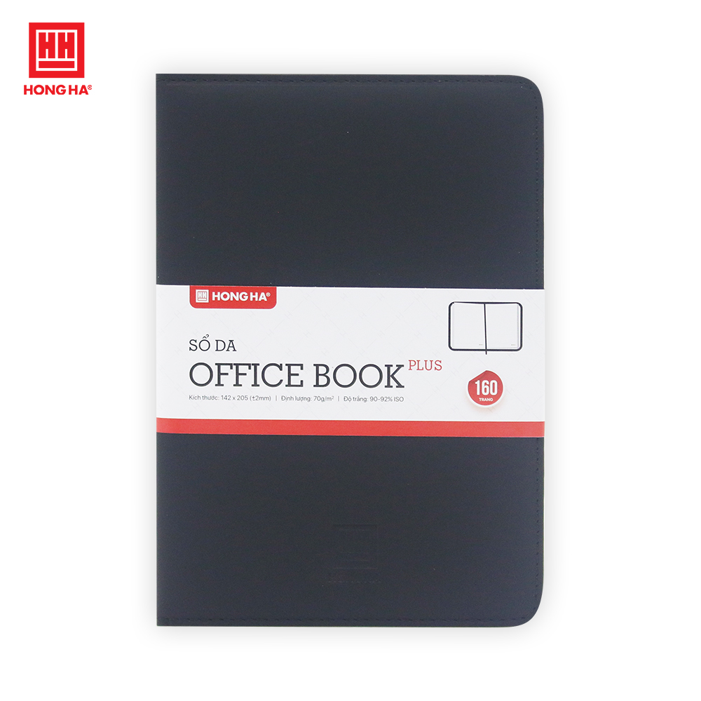 Sổ da A5 Hồng Hà Office book Plus 160 trang - 4631