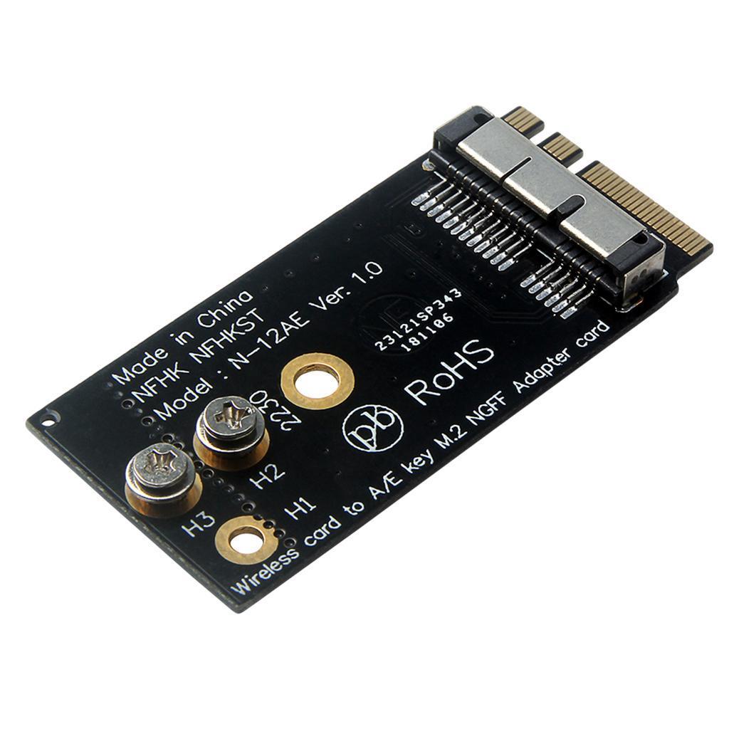 BCM94360CS2 BCM943224PCIEBT2 Wireless Card to NGFF M.2 Adapter Key A/E Board