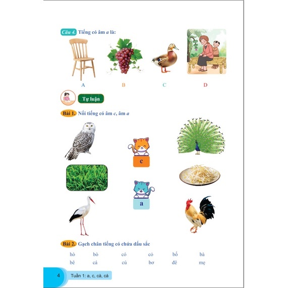Sách - Bài Tập Tuần Tiếng Việt Lớp 1 tập 1