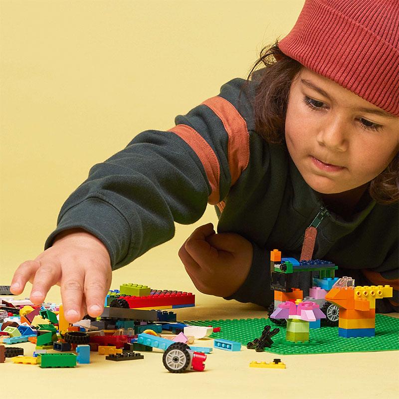 Đồ Chơi LEGO Đế Lắp Ráp Màu Xanh Lá 11023