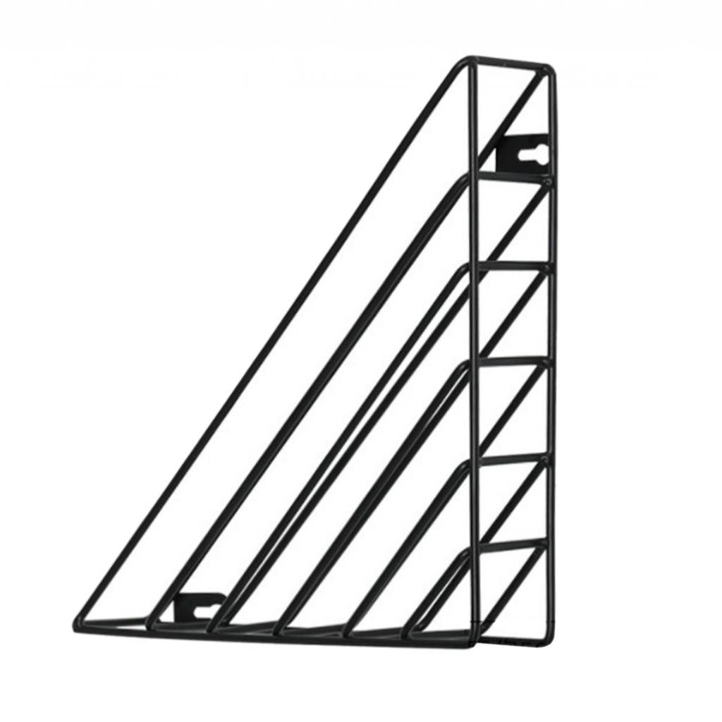 Triangle Book Holder Minimalist Bookshelf Desktop Organizer Rack A Gold