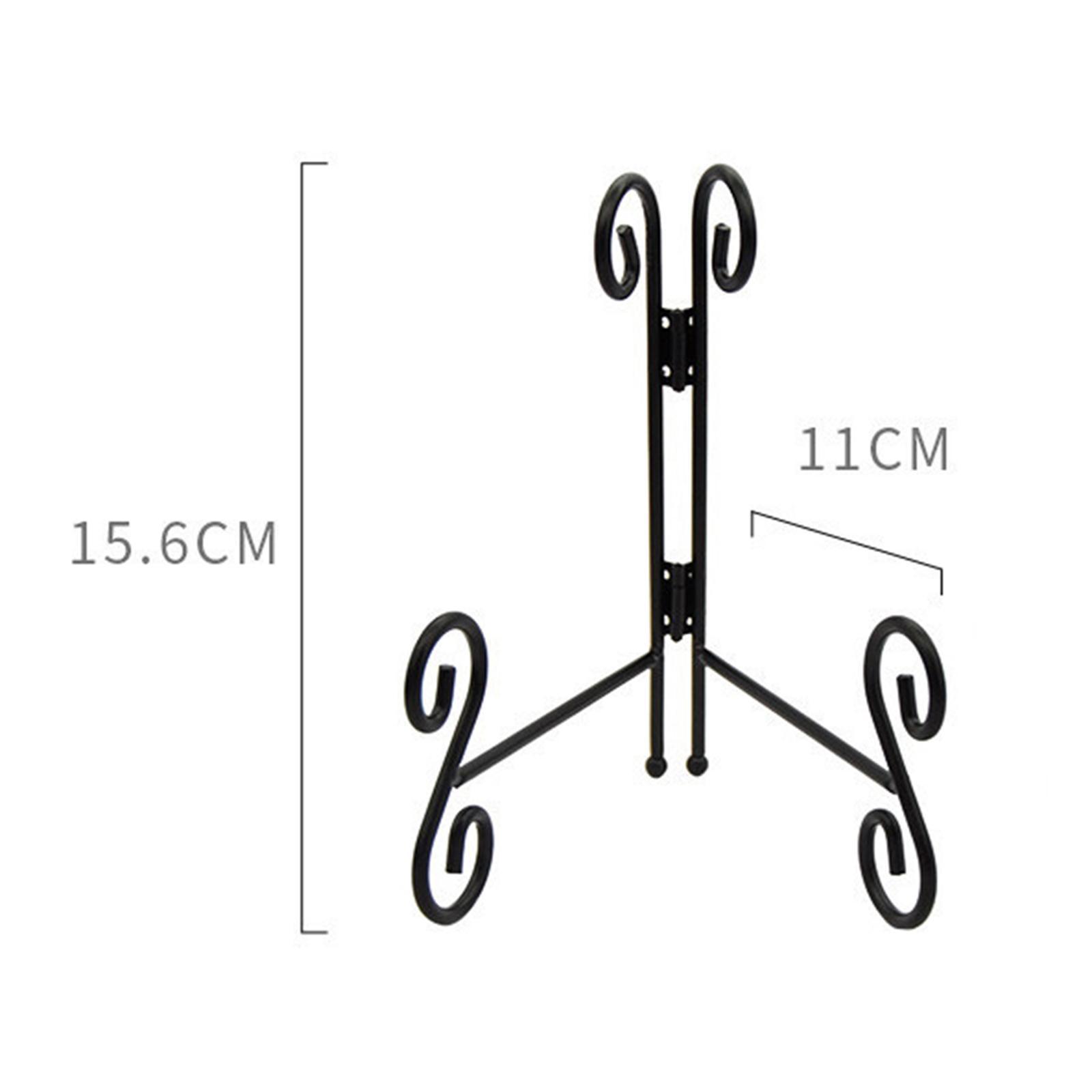 Easels Display Stand, Picture Frame Stand, Art Desktop Photo Dishes Stand, Dish Rack Book Plate Holder for Decorative Plate, Book Artworks Photo