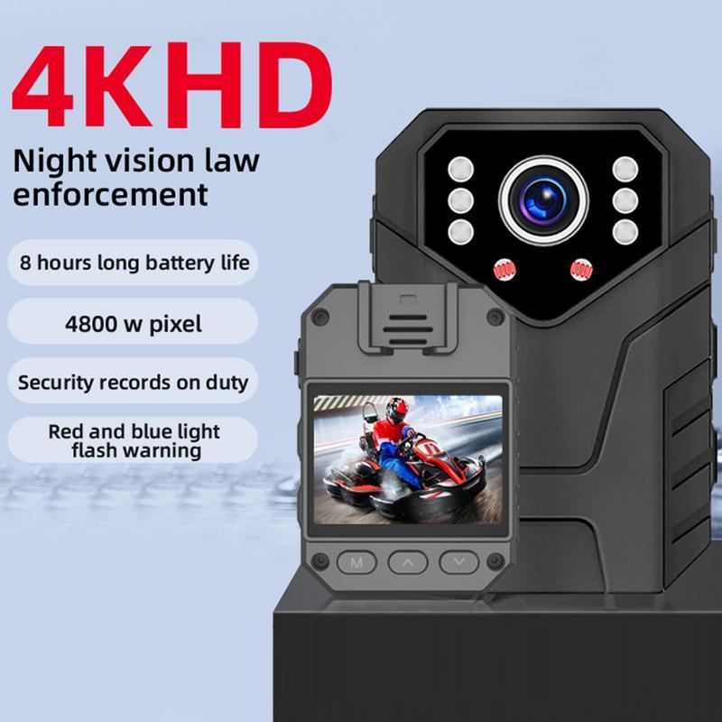 Máy ảnh cơ thể tầm nhìn ban đêm cho thực thi pháp luật 1080p góc rộng góc gắn trên cơ thể máy ảnh máy quay video rộng 170 góc bảo vệ rộng