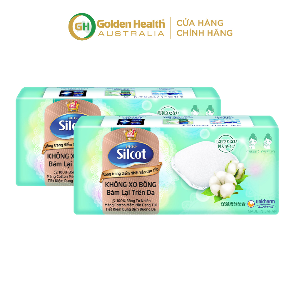 [GIFT] Combo 2 hộp bông tẩy trang Silcot Premium 20 miếng