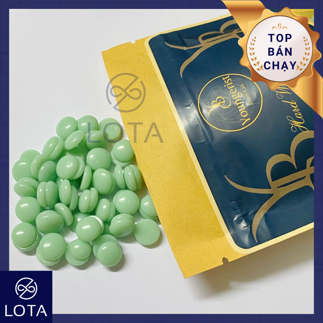 BỊCH 50G SÁP WAX LÔNG YOUNGERIST DÂU TÂY siêu bám lông triệt lông hiệu quả keo tẩy lông hard wax beans cao cấp dùng kèm mỡ trăn waxing bean