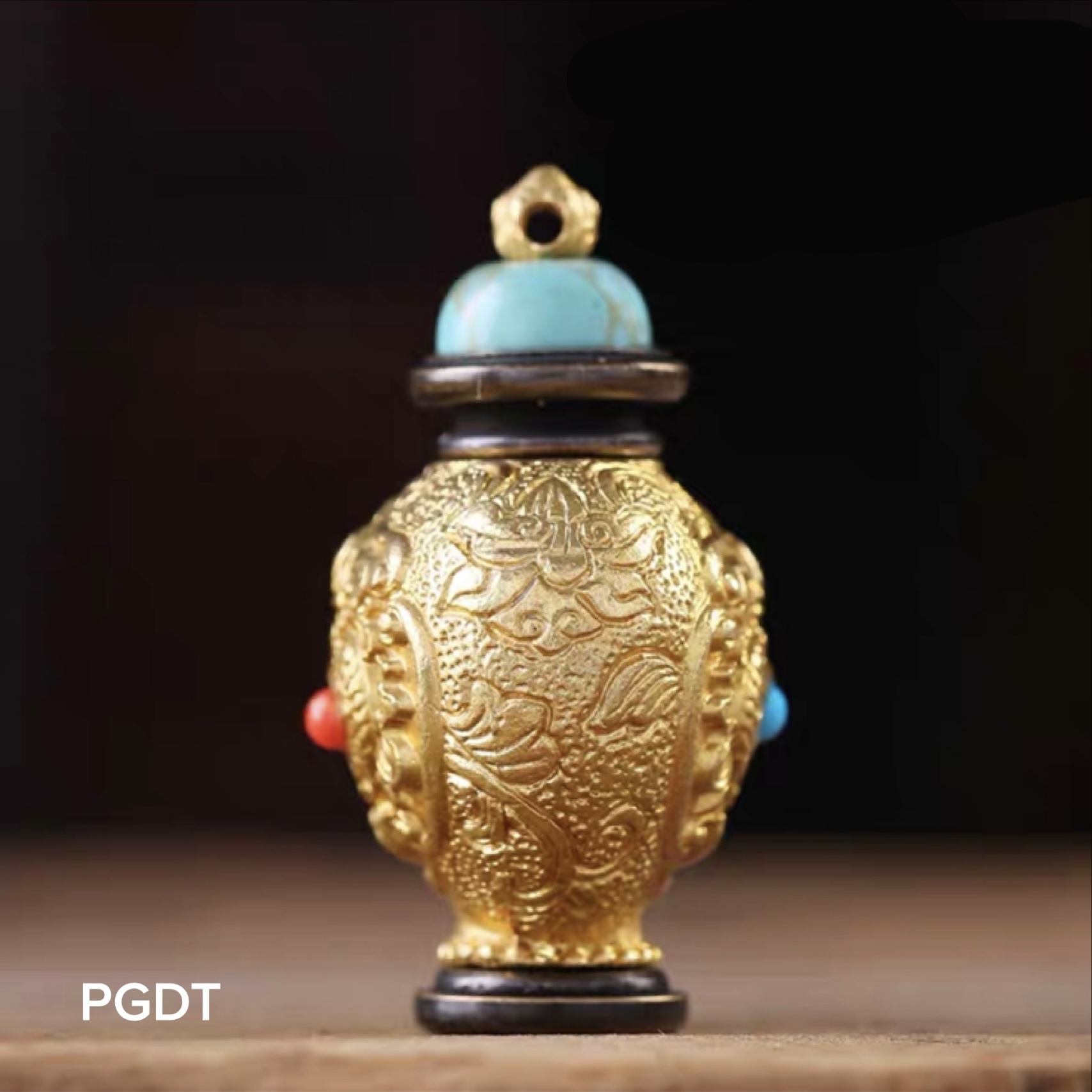 Ga’u bảo bình mini đeo cổ - đựng cát xá lợi thuốc pháp
