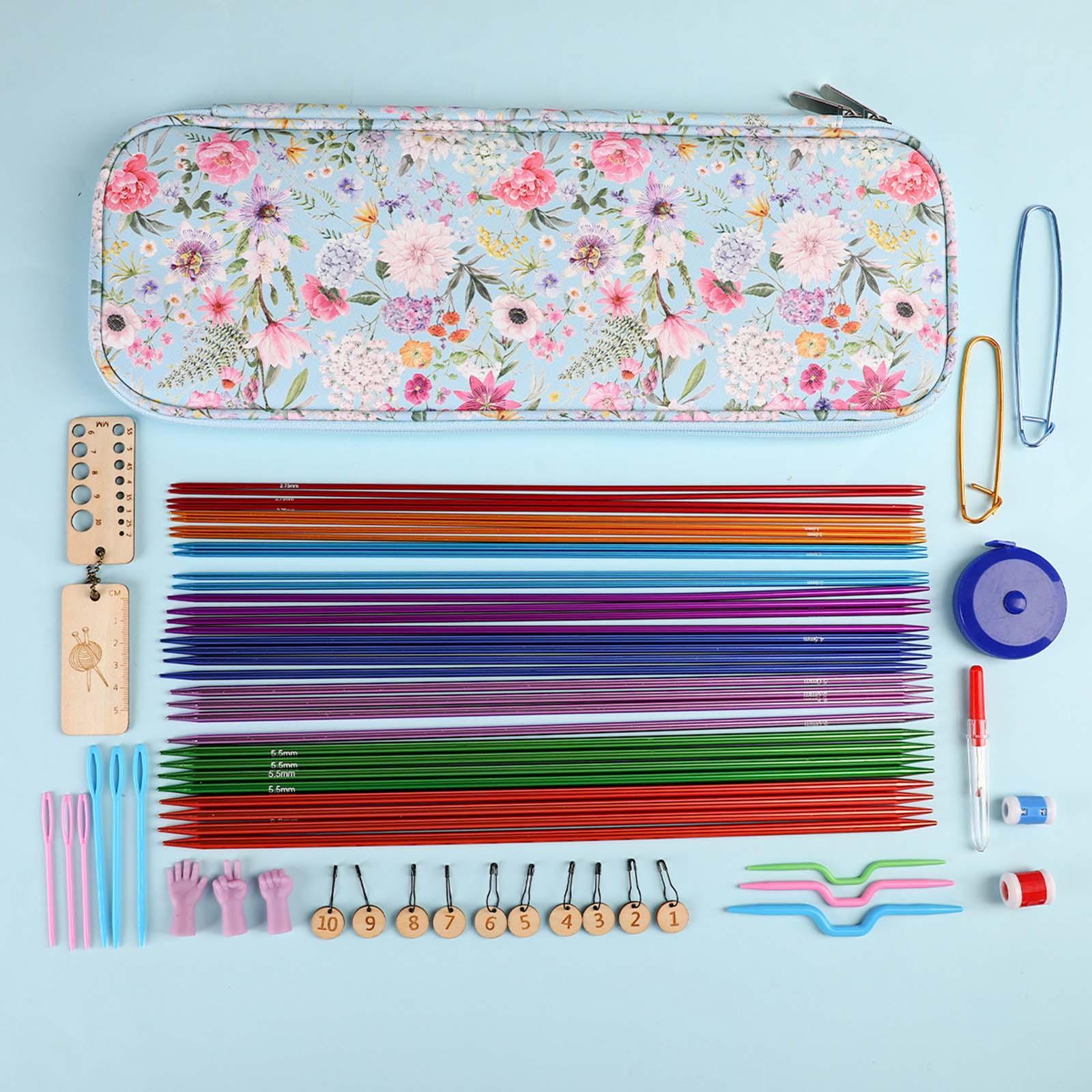 Crochet Hooks Storage Bag Everywhere Knitting Portable Crochet Hook Case Bag