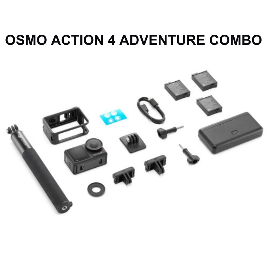 Máy quay phim hành động DJI Osmo Action 4 (DJI OA4) - Camera hành trình quay 4k, công nghệ mới chống rung HorizonSteady - Hàng chính hãng