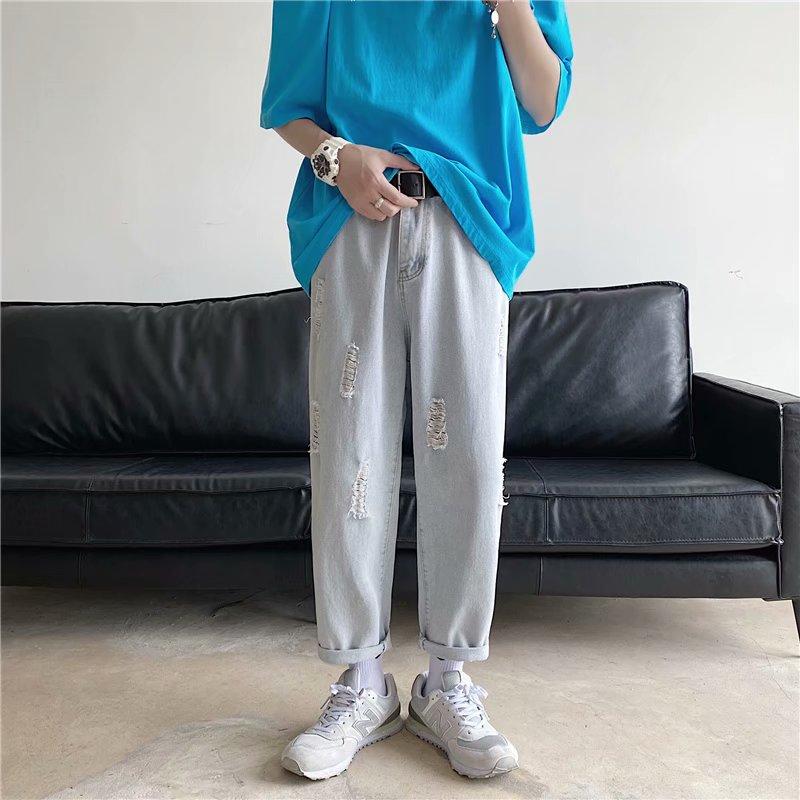 Quần Jeans Nam Kiểu Dáng Thời Trang Phong Cách Hàn Quốc