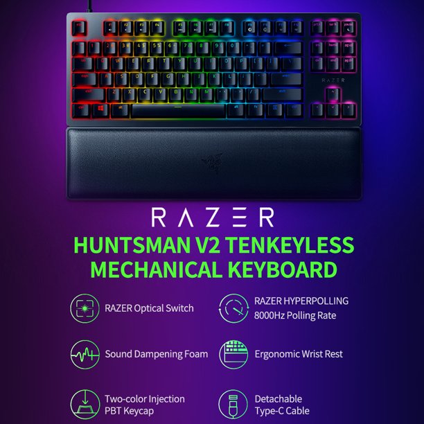 Bàn phím Razer Huntsman V2 Tenkeyless-Optical Gaming Keyboard_Hàng chính hãng