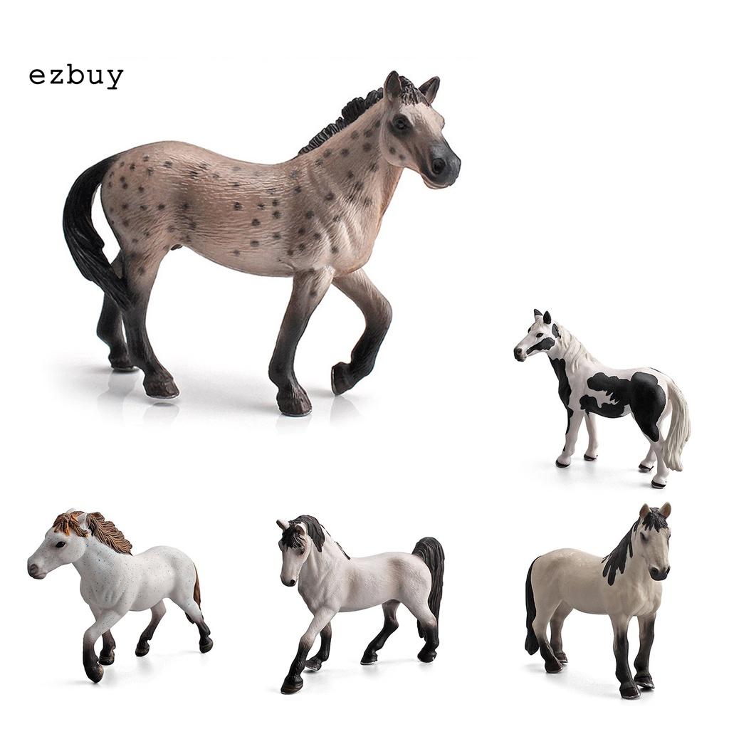 Micro Decor Action Figures Early Educational Horse Model Excellent Craftmanship for Shelf Decor