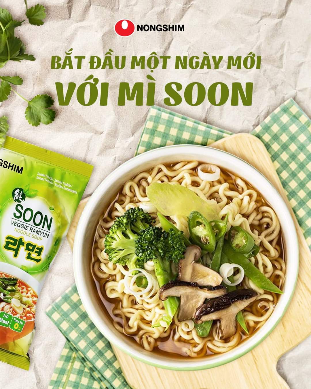 (COMBO 5 GÓI) MÌ CHAY SOON VEGGIE RAMYUN 112G