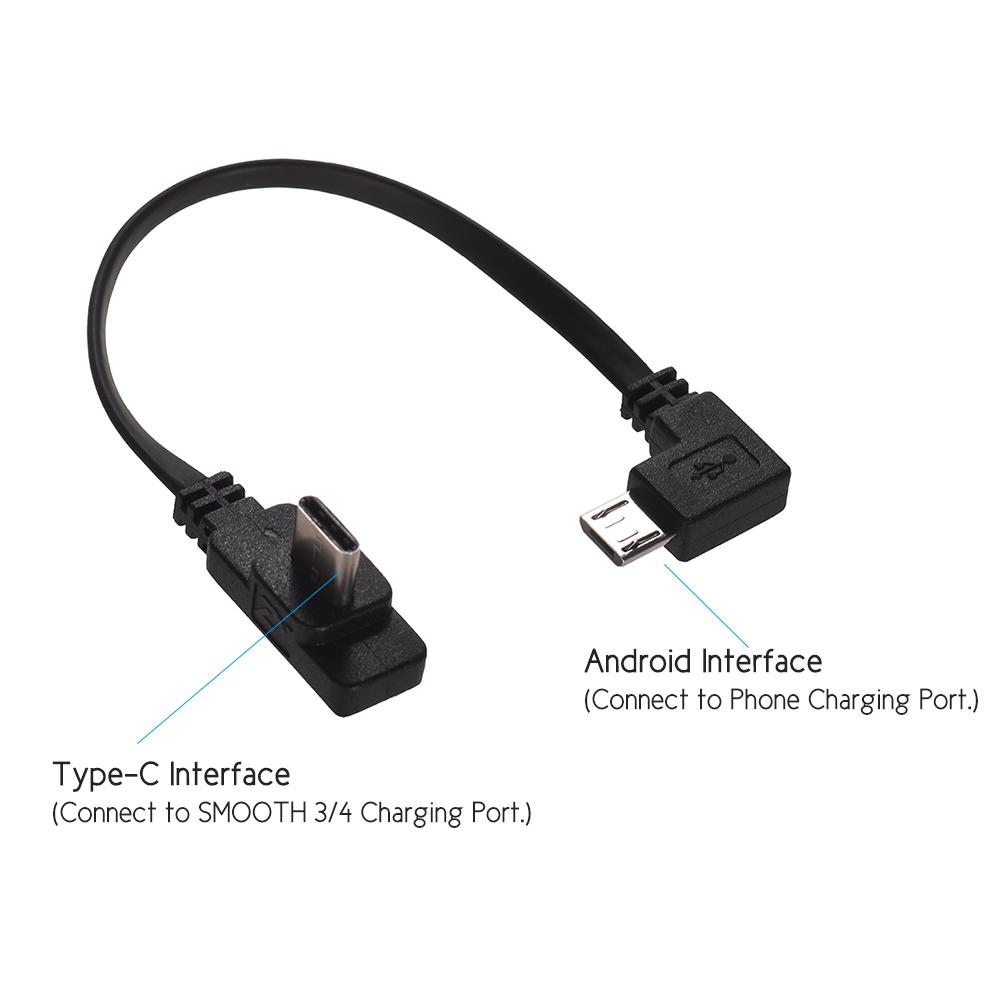 Cáp sạc Zhiyun Type-C cho điện thoại thông minh Android