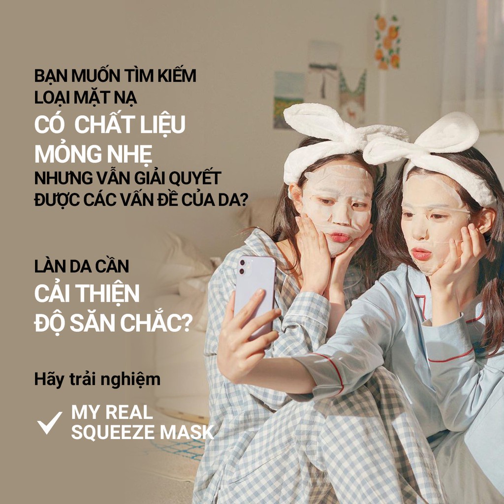 Bộ 20 Mặt nạ giấy dưỡng da Hàn Quốc innisfree Energy Mask 22ml (giao ngẫu nhiên)