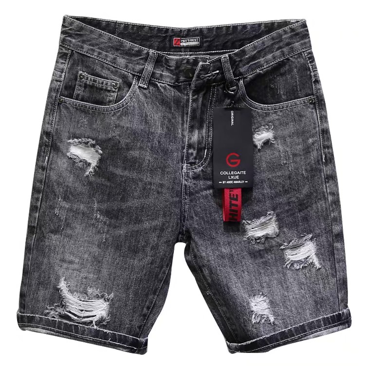 Quần Short Jean cao cấp co dãn tốt Thương Hiệu Chandi, phong cách hàn quốc mẫu mới nhất MR8010