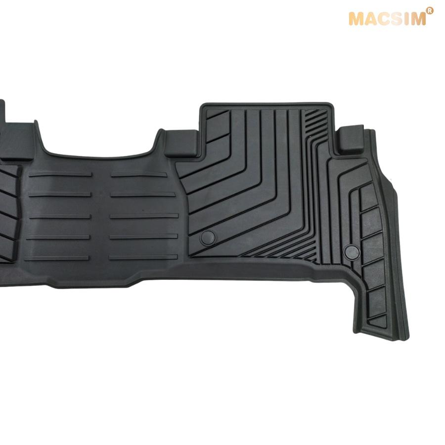 Thảm lót sàn xe ô tô TOYOTA LAND CRUISER 2009- đến nay Nhãn hiệu Macsim chất liệu nhựa TPE đúc khuôn cao cấp 2 hàng ghế