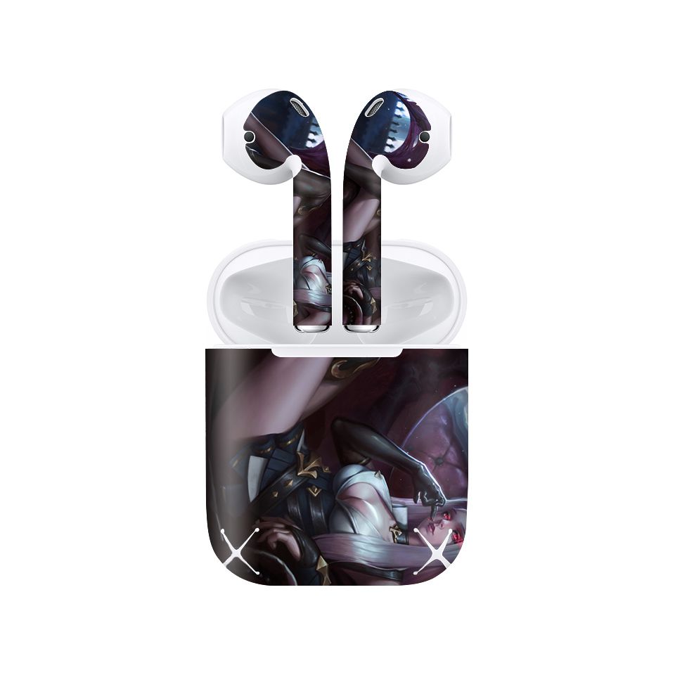 Miếng dán skin chống bẩn cho tai nghe AirPods in hình Liên Quân - Veera - LQM021 (bản không dây 1 và 2)