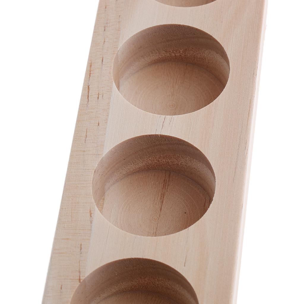 Handmade Wood Essential Oils Perfume Display Organizer Rack Holder Stand