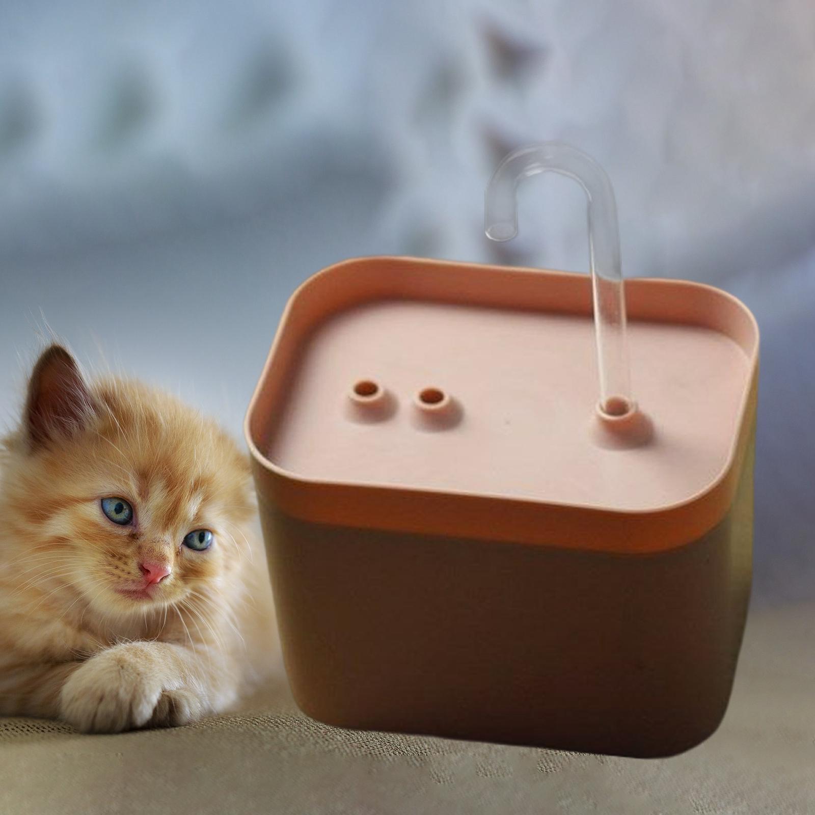 Electric Pet Water Fountain w/ Filter 1.5L Quiet Water Dispenser