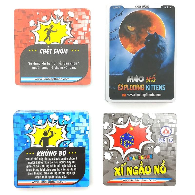 Boardgame 2in1 LHT Mèo Nổ - Xí Ngầu Lắc